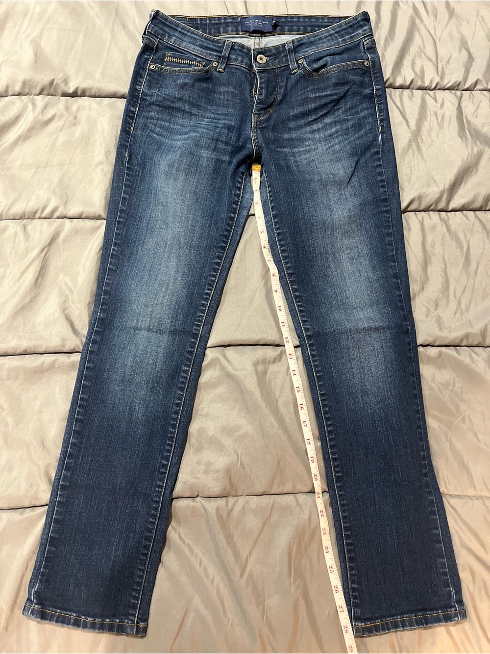 Levi's Women's Straight-Leg Jeans in Dark Blue Wash